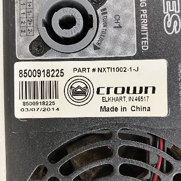 AMCRON XTi1002 ステレオパワーアンプ 中古 Y11034315 - メルカリ
