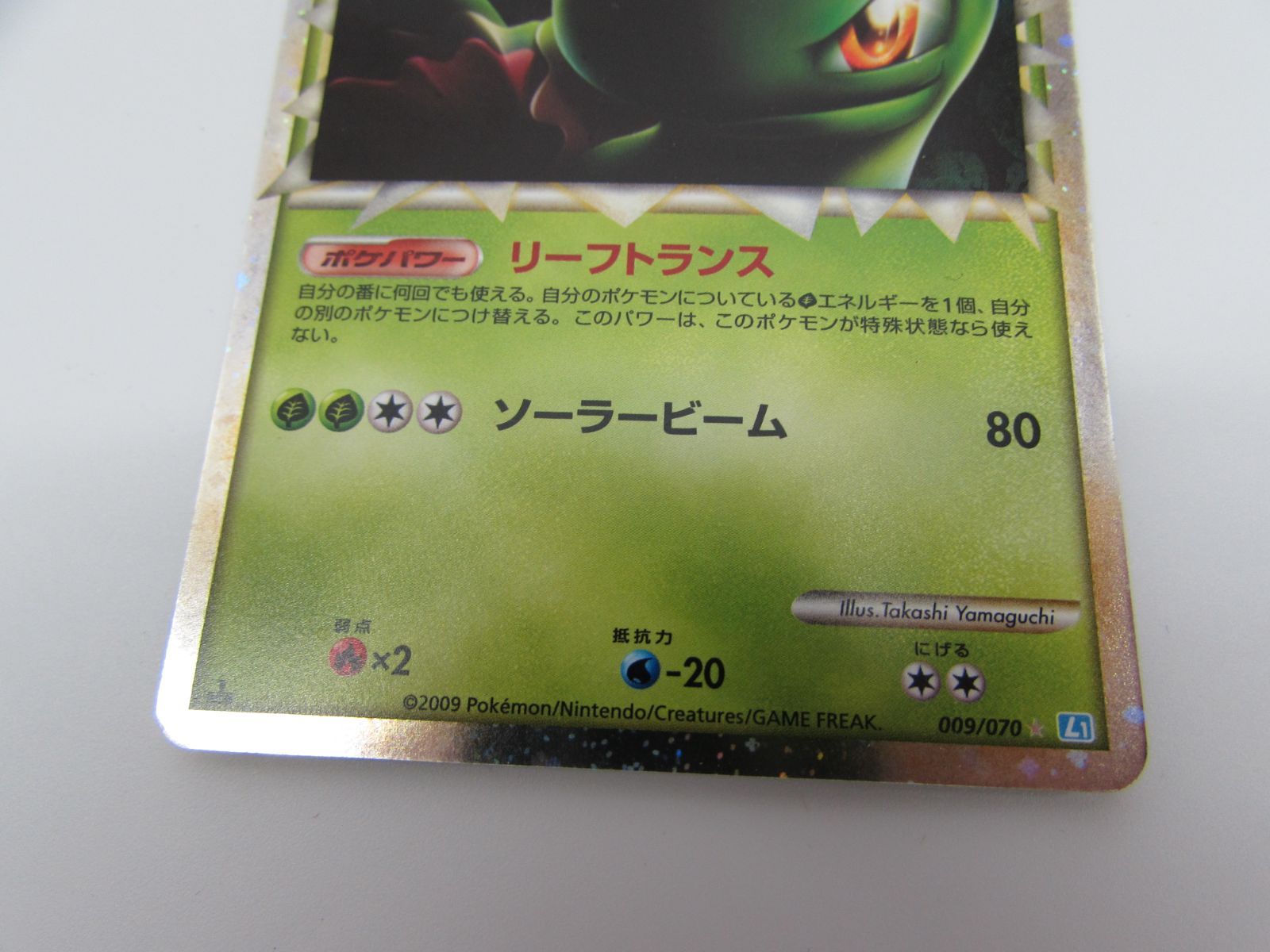 ポケットモンスター ポケモンカード ポケカ メガニウム 1ED 2009年 009
