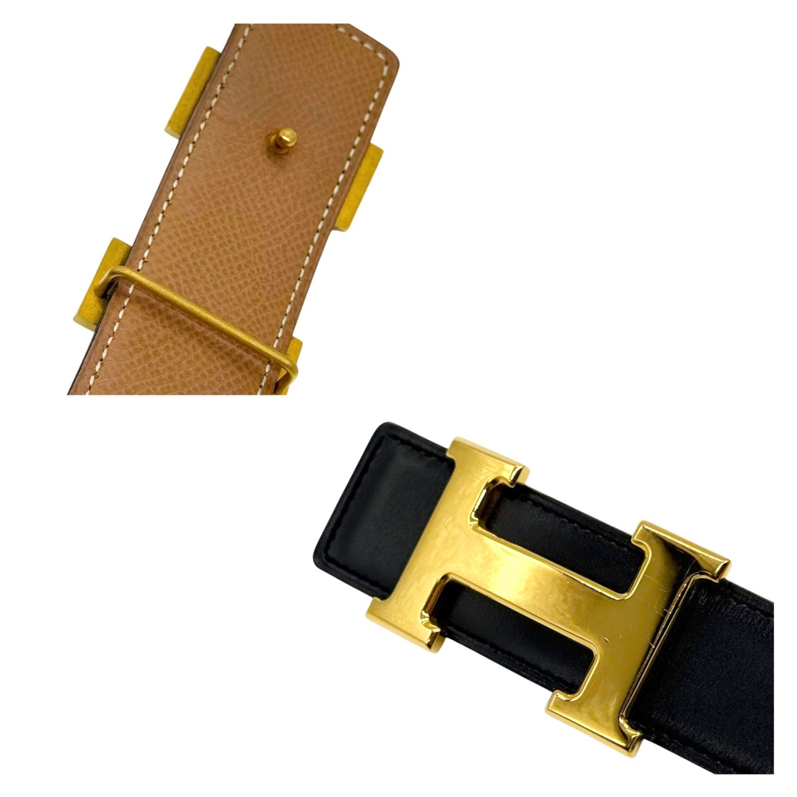 HERMES エルメス コンスタンス Hベルト サイズ60 リバーシブル