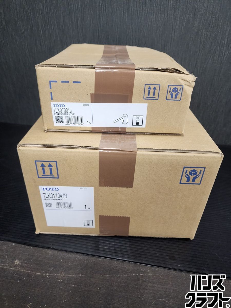 ♭【未使用品】TOTO　TLK07001J　TLK01104JB　水栓金具セット　自動水石けん供給栓【熊本けやき通り店】【中古】