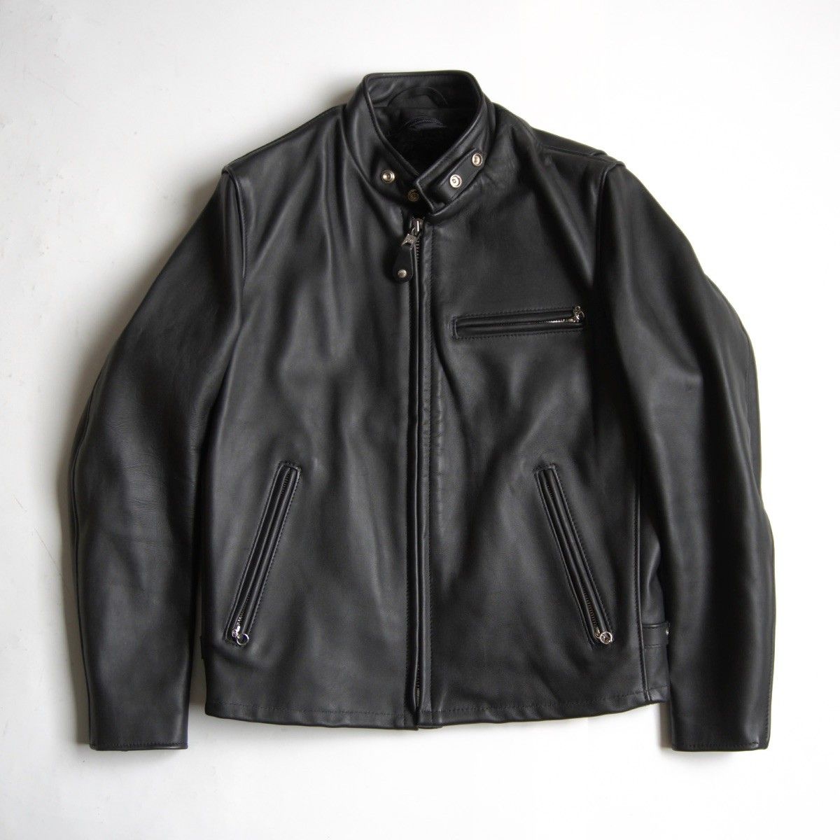 美品】SCHOTT【641/シングルライダースジャケット】38 ボア 美品】SCHOTT【641/シングルライダースジャケット】38 ボア