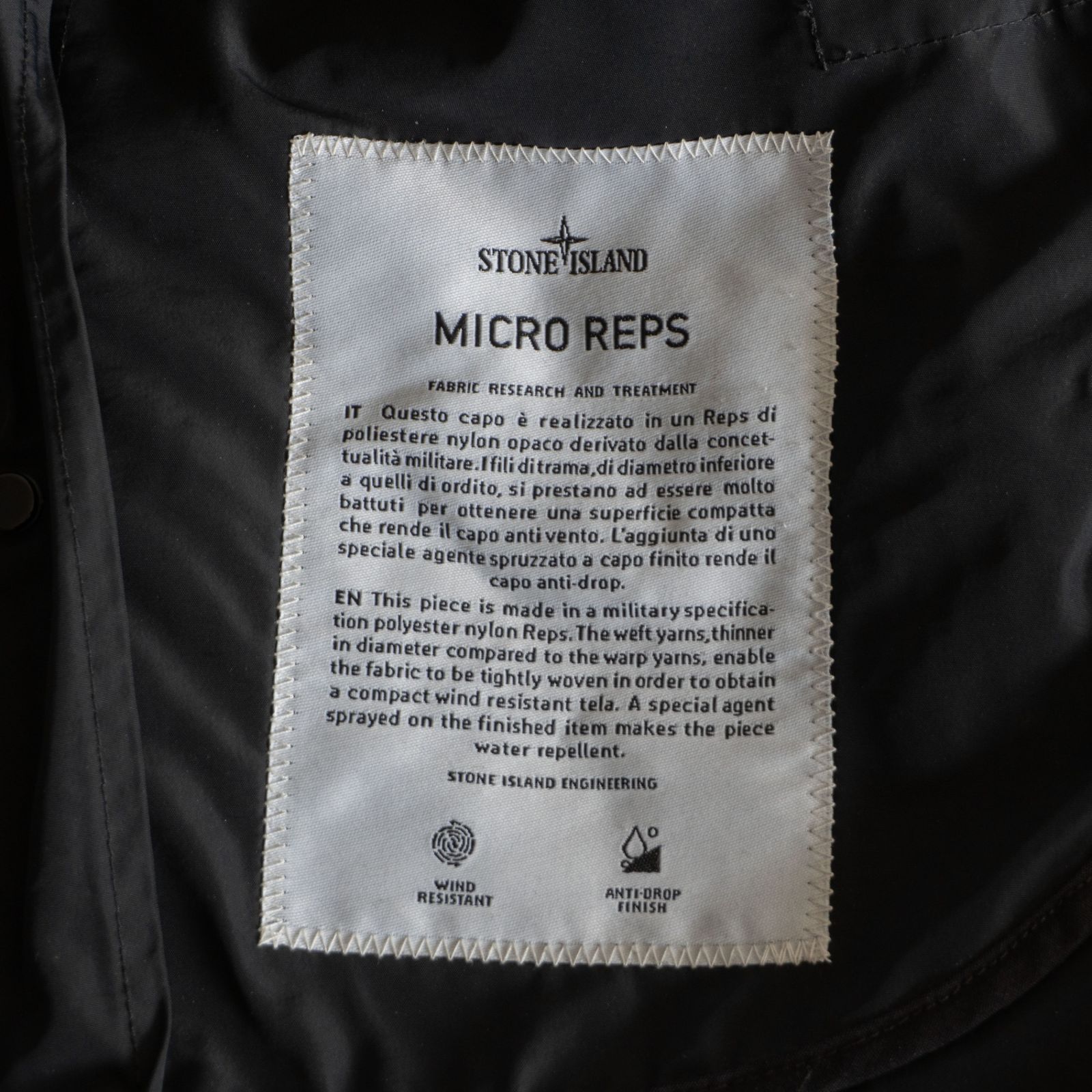 極美品】STONE ISLAND【2021SS / MICRO REPS COAT】M モッズコート
