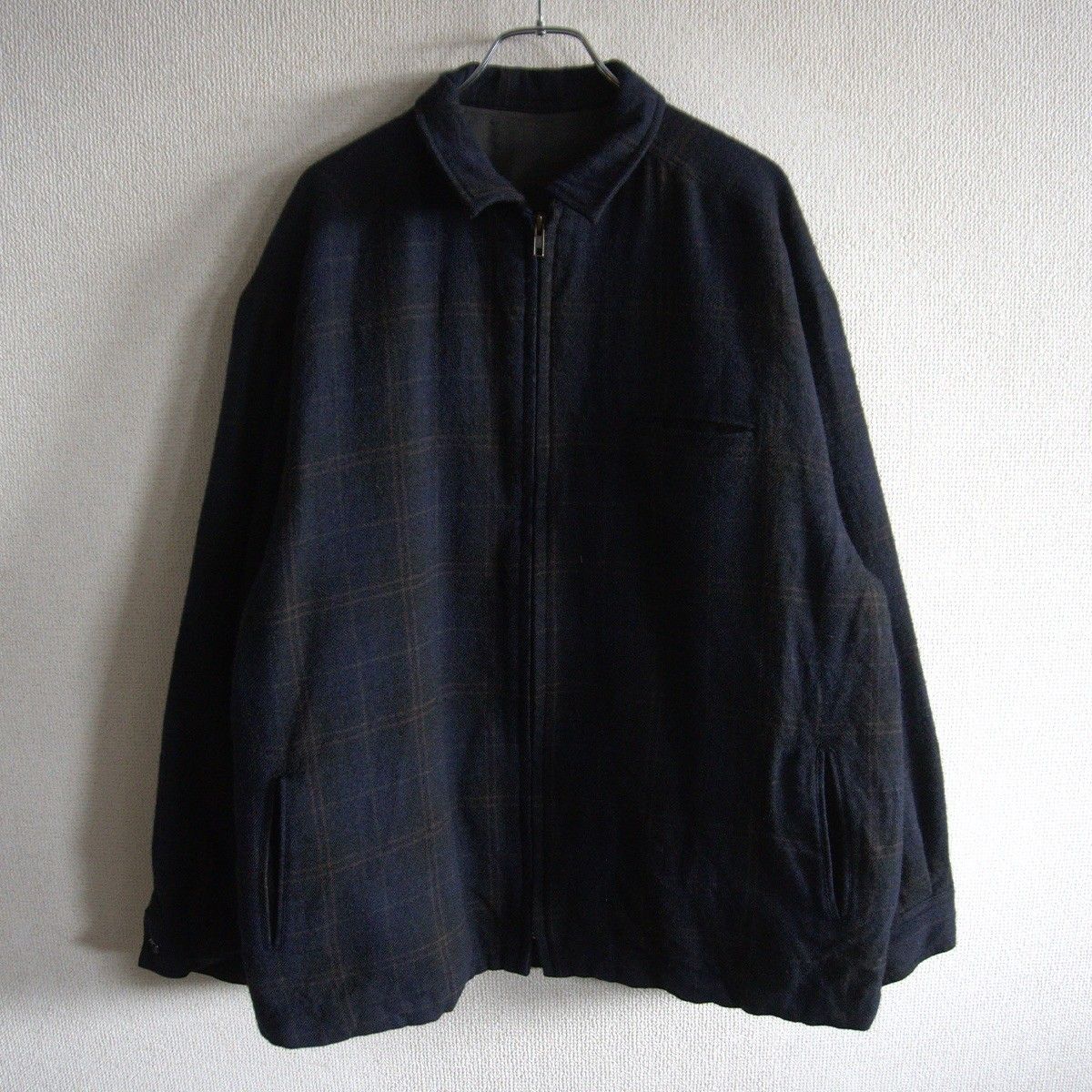 【アーカイブ】Y's for men【ウール ジップアップ チェック ジャケット】 YOHJI YAMAMOTO ヨウジヤマモト ワイズフォーメン 26030840 アーカイブ】Y's for men【ウール ジップアップ チェック ジャケット