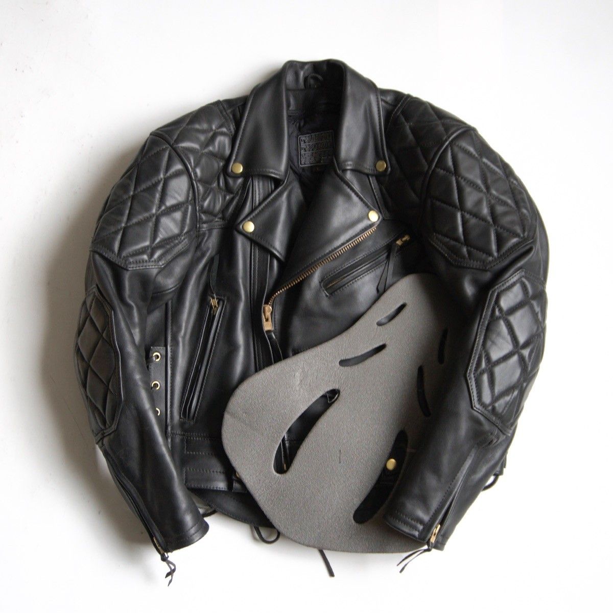 美品】KADOYA【EVO パデット ダブルライダースジャケット】L 美品】KADOYA【EVO パデット ダブルライダースジャケット】L