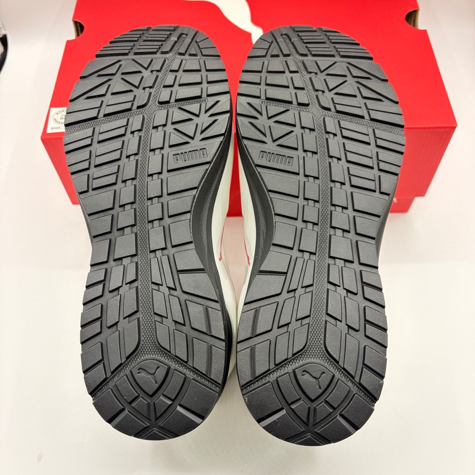 未使用品 26.0cm】 PUMA プーマ 安全靴 ライダー2.0 ホワイト&レッド 