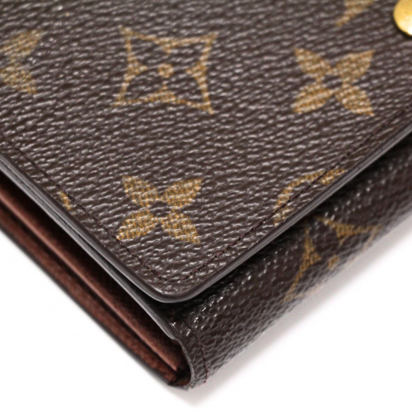 ルイヴィトン Louis Vuitton ポルトモネビエトレゾール 二つ折り財布 