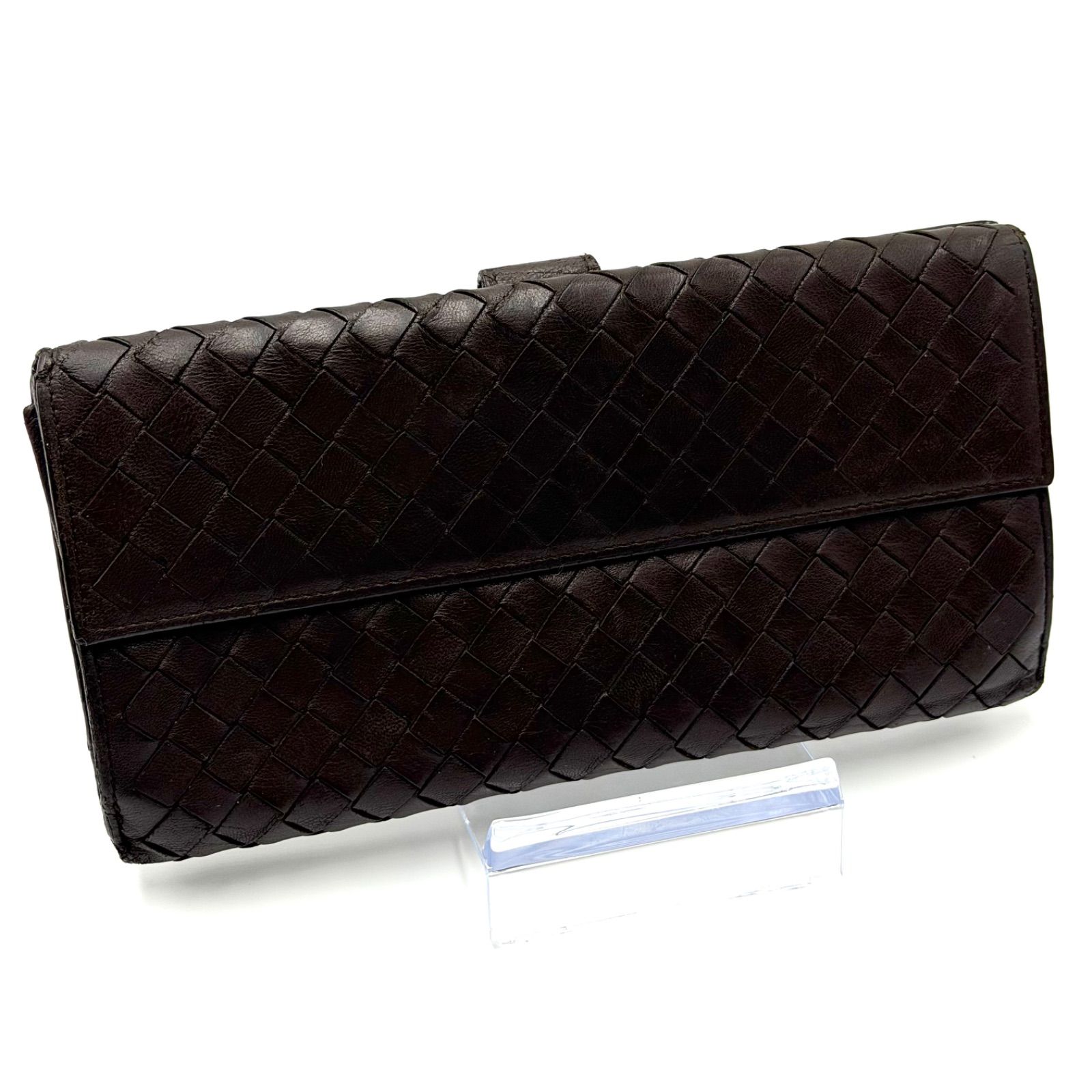 ボッテガヴェネタ BOTTEGA VENETA イントレチャート 長財布 二つ折り 