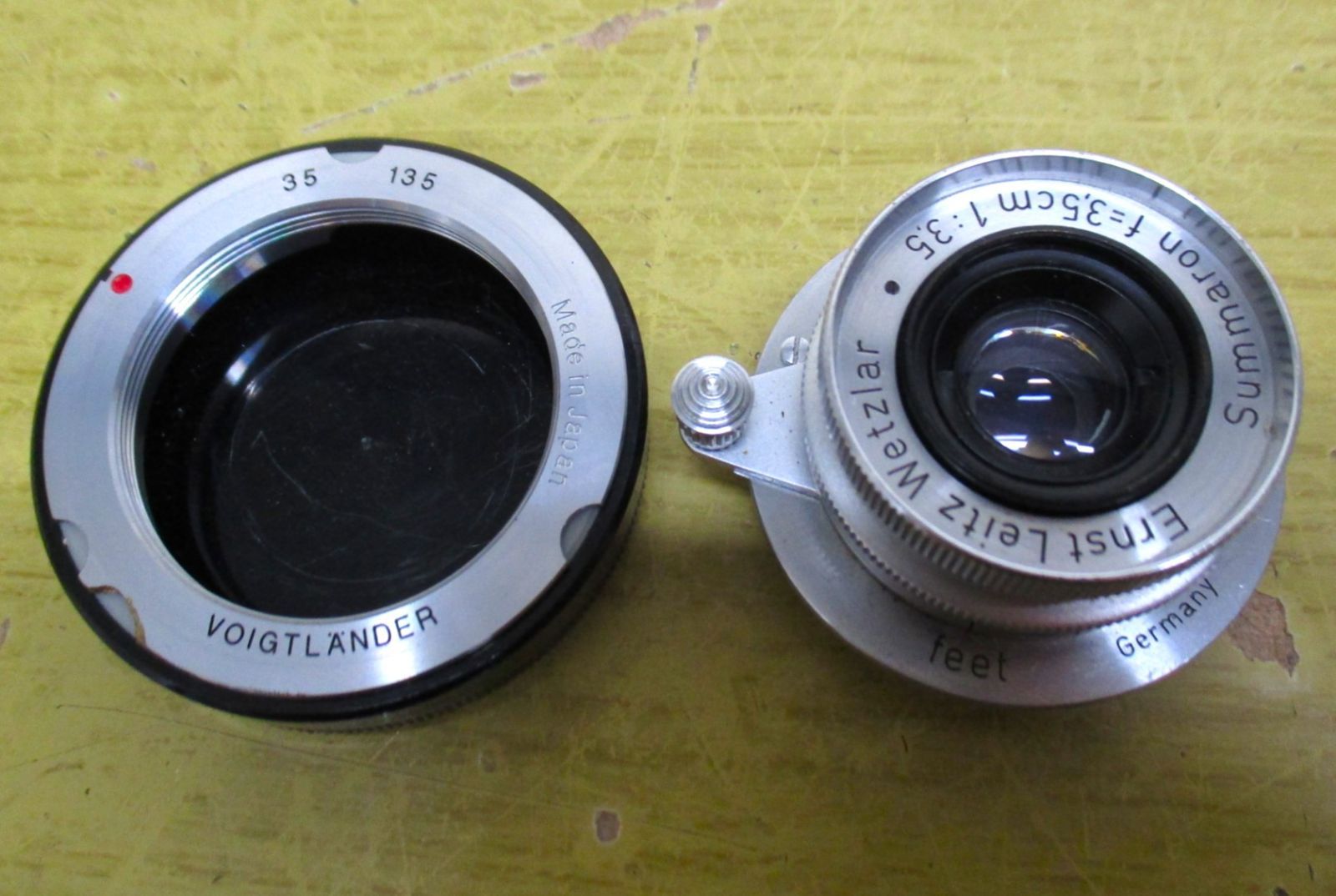 B121 Leica Summaron 3.5cm/3.5 ズマロン バヨネットアダプター付 