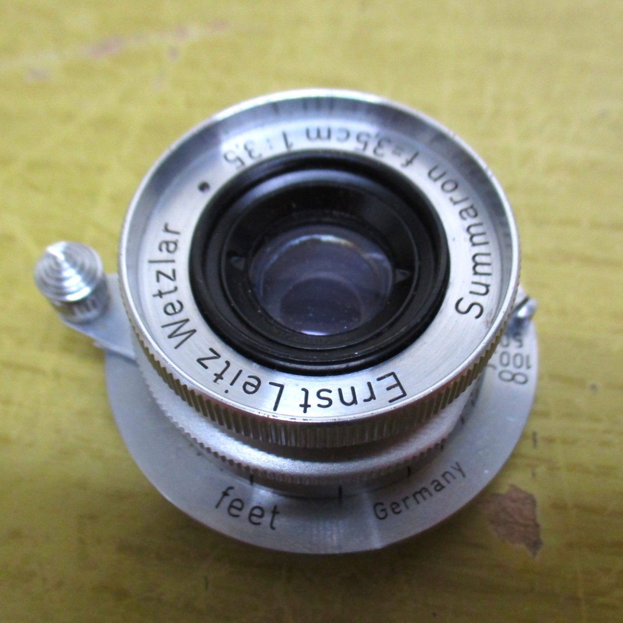 B121 Leica Summaron 3.5cm/3.5 ズマロン バヨネットアダプター付 