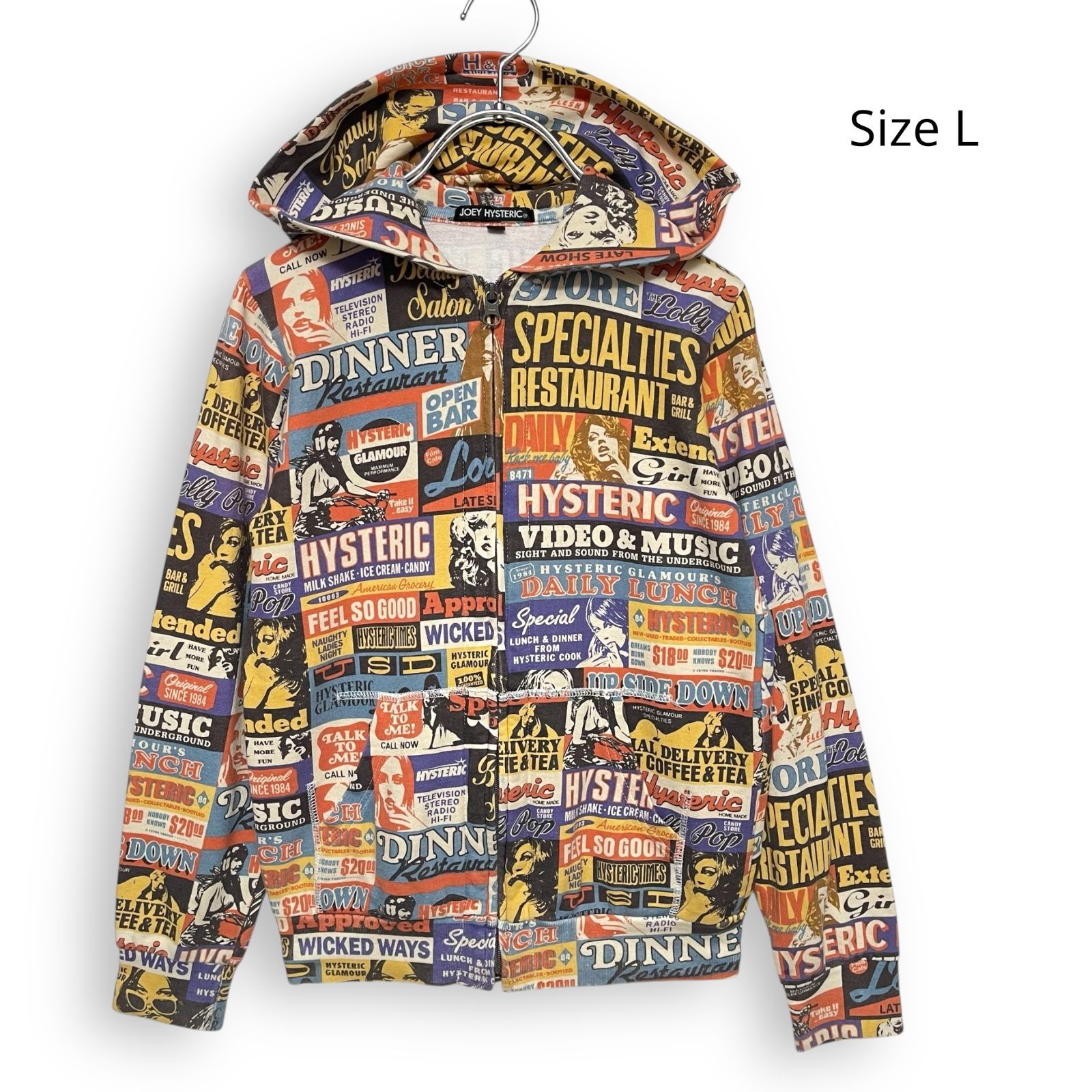 M2677/ JOEY HYSTERIC GLAMOUR ジョーイ ヒステリックグラマー 総柄 