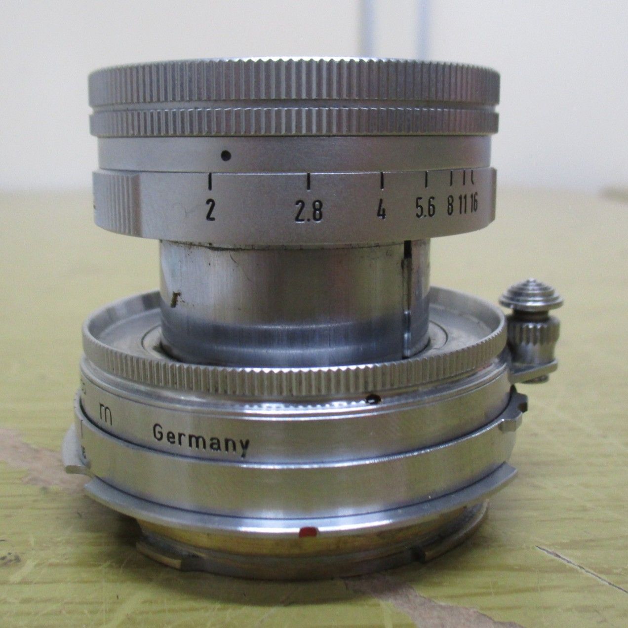 B122 Leica Summicron 1:2 f=5cm ズミクロン カバーレンズ付き - メルカリ