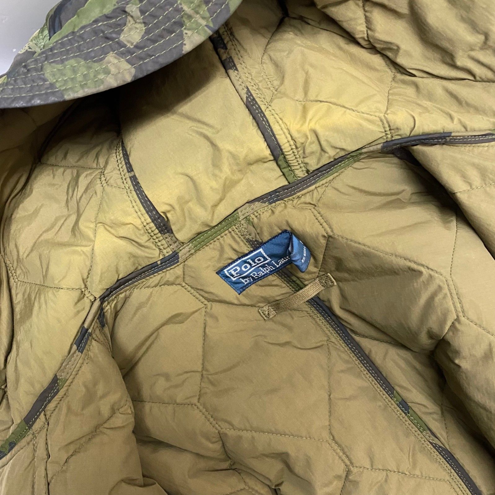 ラルフローレン RALPH LAUREN カモ柄 キルティングジャケット
