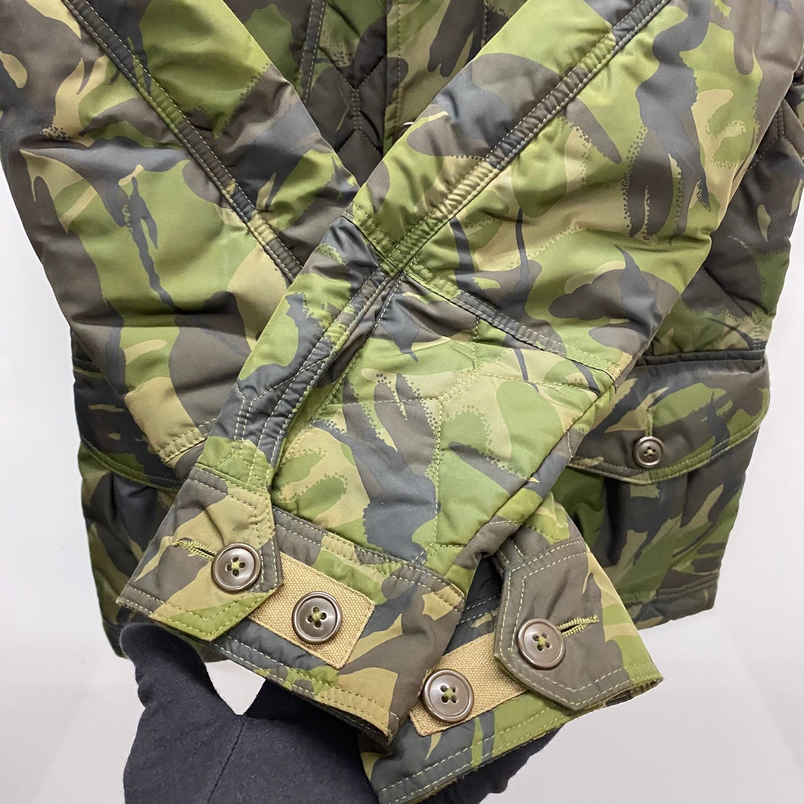 ラルフローレン RALPH LAUREN カモ柄 キルティングジャケット