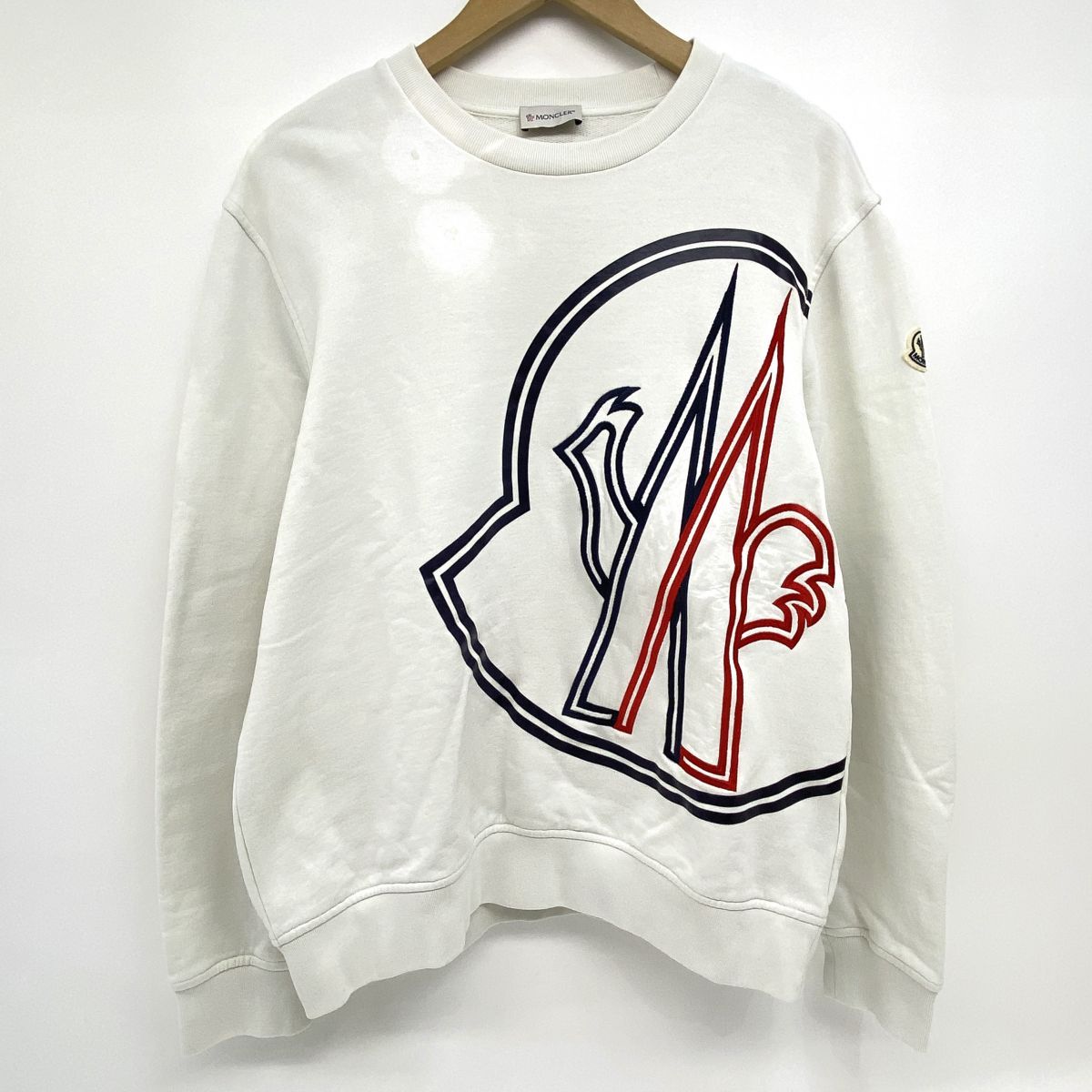 MONCLER モンクレール MAGLIA ビッグロゴ クルーネック スウェット