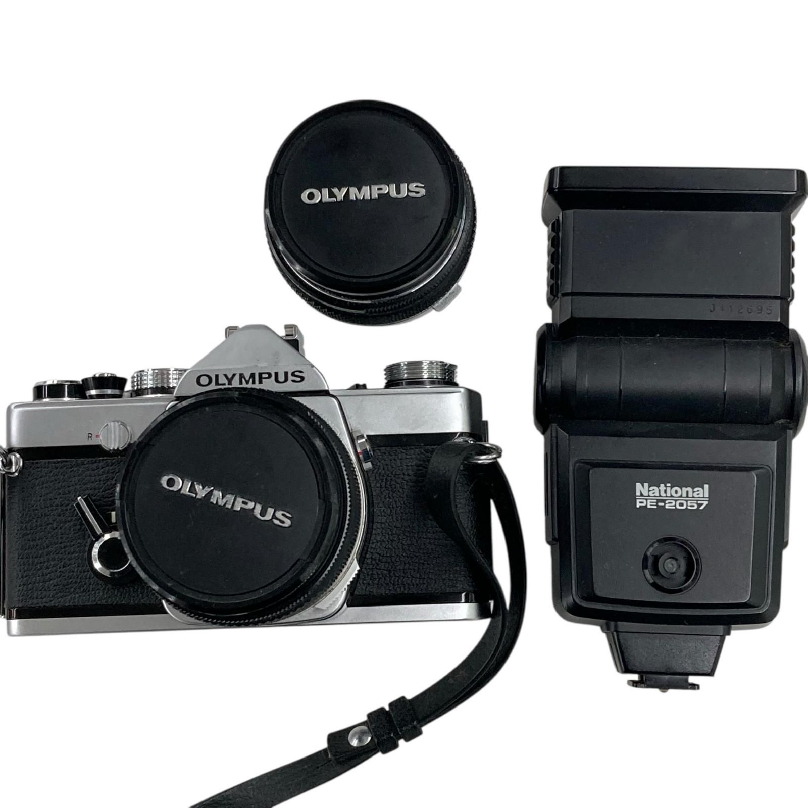186000 動作未確認 OLYMPUS オリンパス レンズ ストロボ付 OM-1 - メルカリ