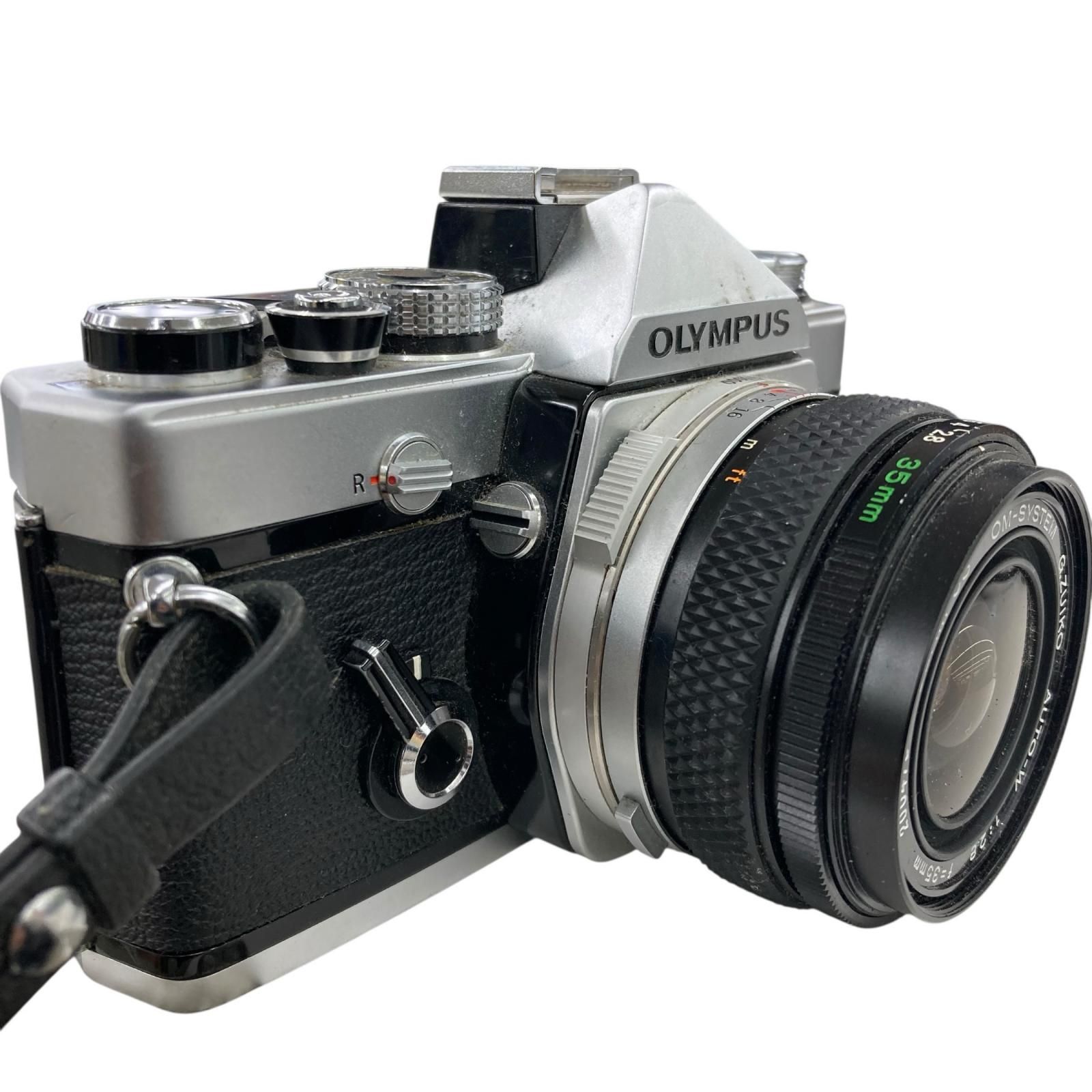 186000 動作未確認 OLYMPUS オリンパス レンズ ストロボ付 OM-1 - メルカリ