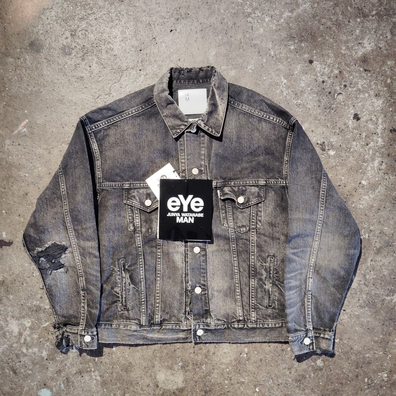 eYe JUNYA WATANABE MAN New Manual 25aw 綿デニム製品加工 デニムジャケット M アイジュンヤワタナベマン ニューマニュアル 2025aw AD2025 WP-J919 新品タグ付き - メルカリ