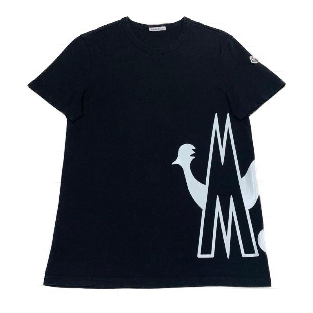 人気☆モンクレール モンダック プリント 黒 ブラック S Tシャツ