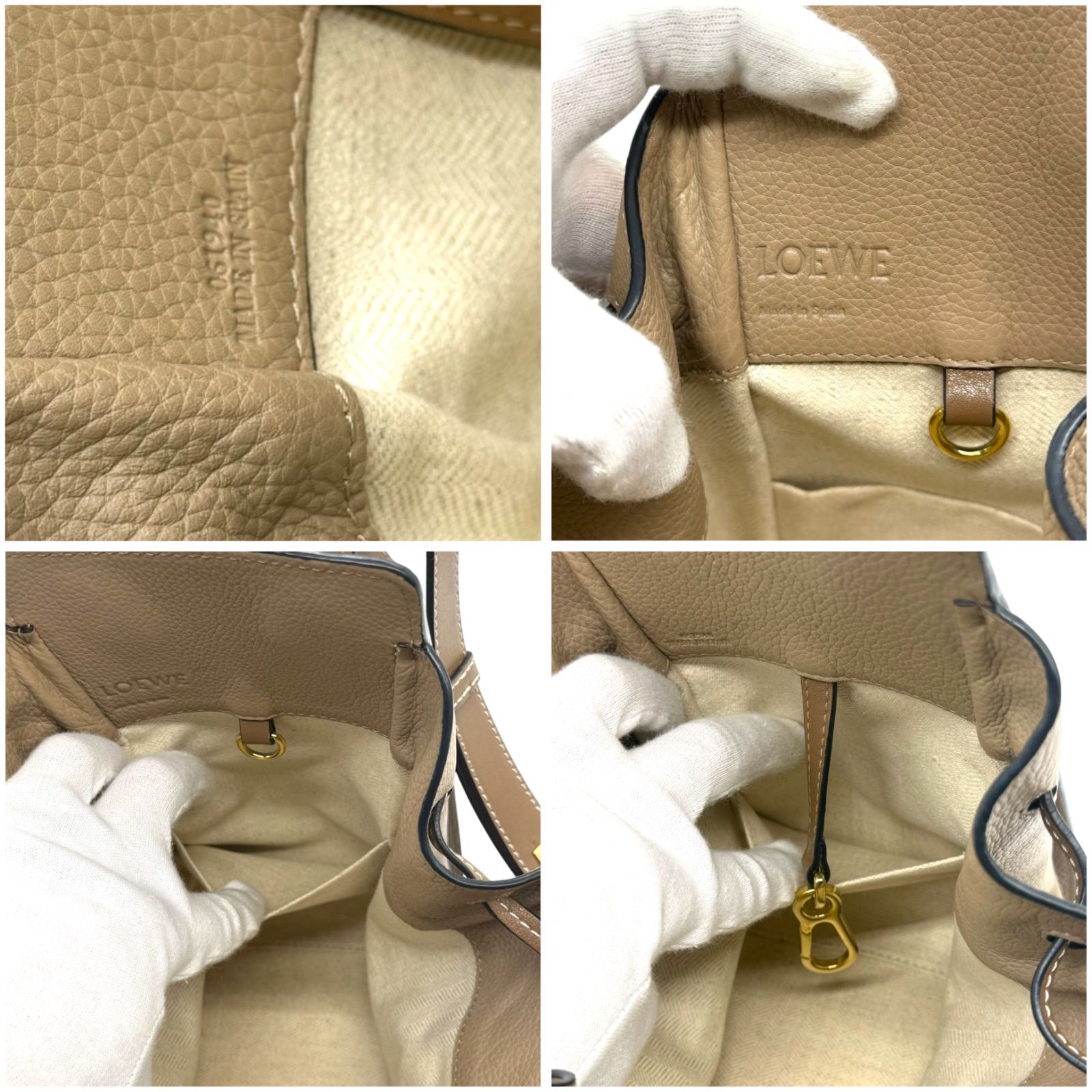 LOEWE ロエベ ハンモック ドローストリングスモール 2WAY ハンドバッグ 