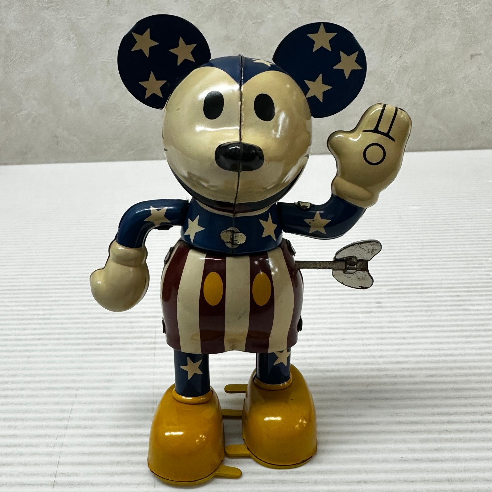 ディズニー ミッキー ブリキ おもちゃ レトロ ジャンク品 smgdis095114