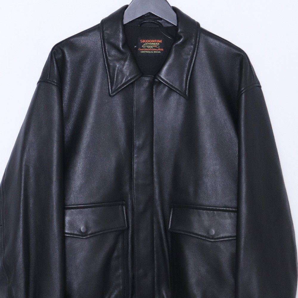 SKOOKUM × JOURNAL STANDARD relume 別注 A-2 レザーフライト
