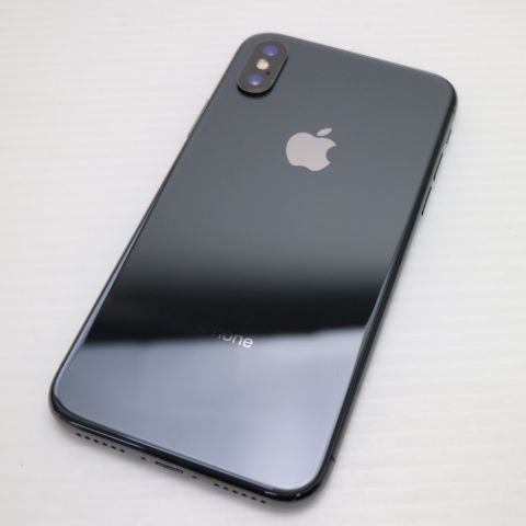超美品 SIMフリー iPhoneX 64GB スペースグレイ スマホ 即日発送