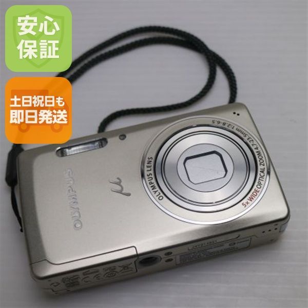 超美品 μ-5010 シルバー 即日発送 OLYMPUS デジカメ デジタルカメラ 