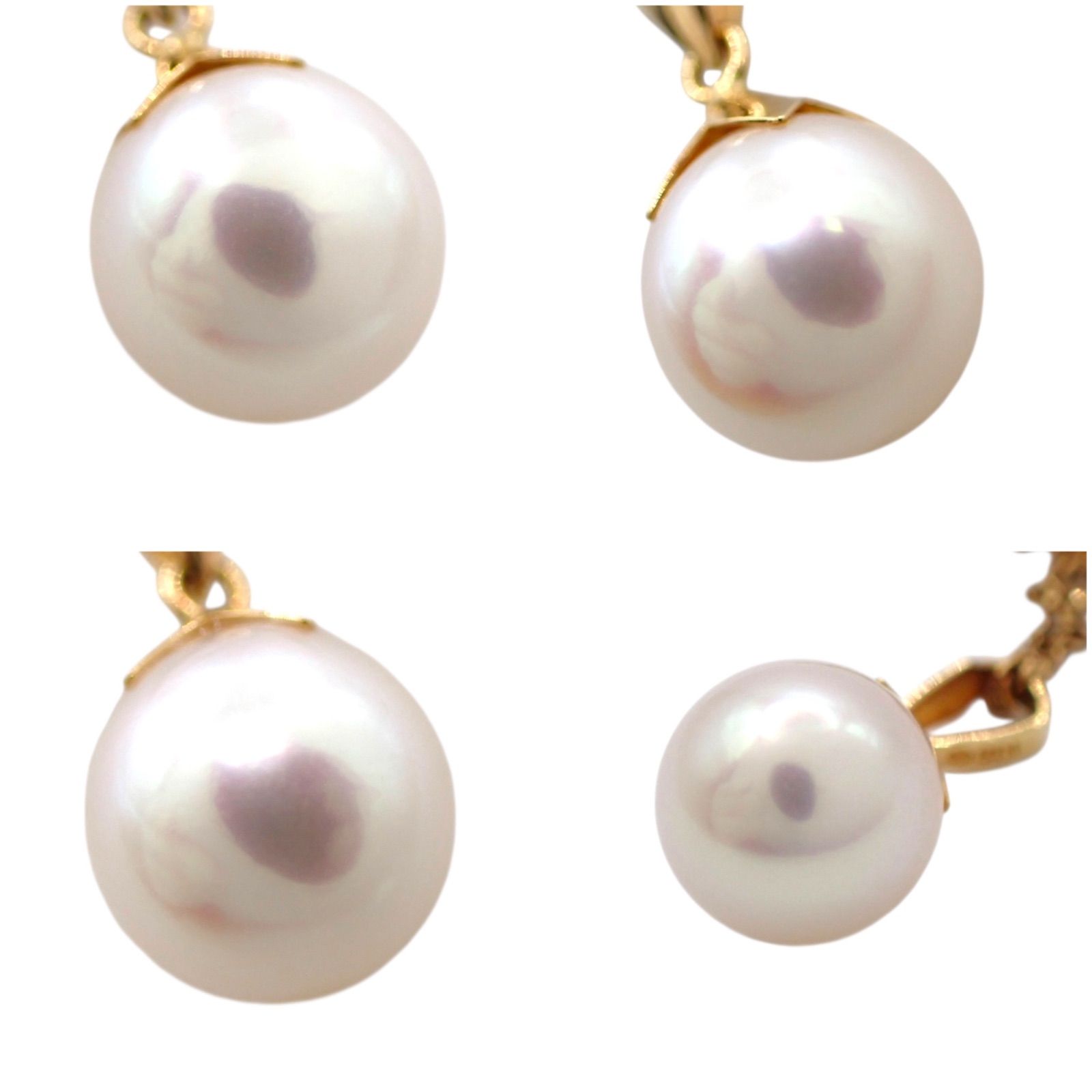 箱 田崎真珠 タサキ TASAKI 8.1mm 真珠 パール ネックレス ペンダント 