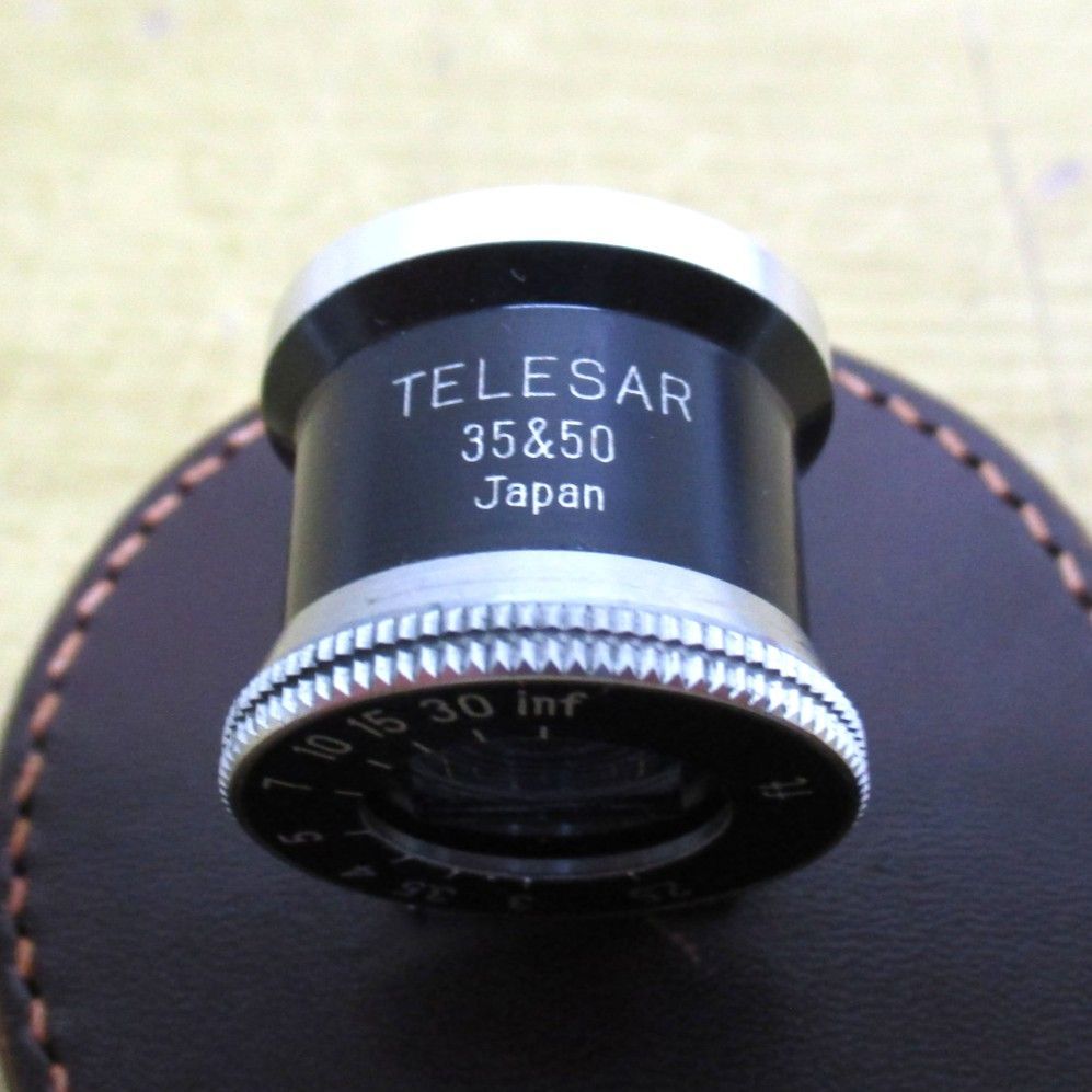 B125 TELESAR 35mm&50mm 外付けビューファインダー ケース付き - メルカリ