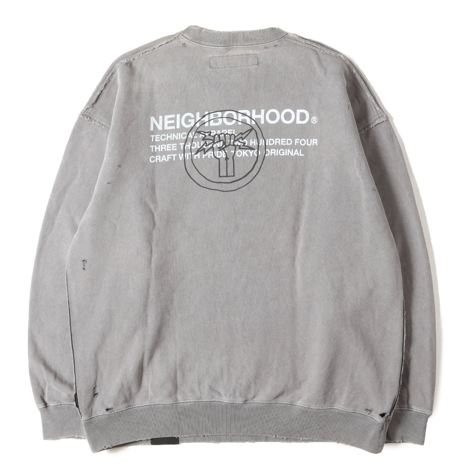 美品】NEIGHBORHOOD ネイバーフッド スウェット グレー サイズ:L 