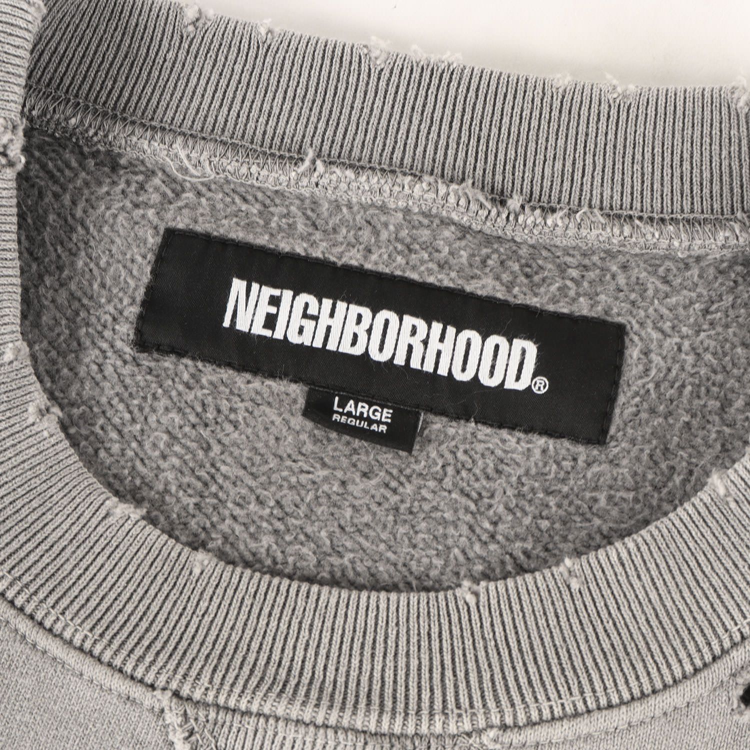 美品】NEIGHBORHOOD ネイバーフッド スウェット グレー サイズ:L 