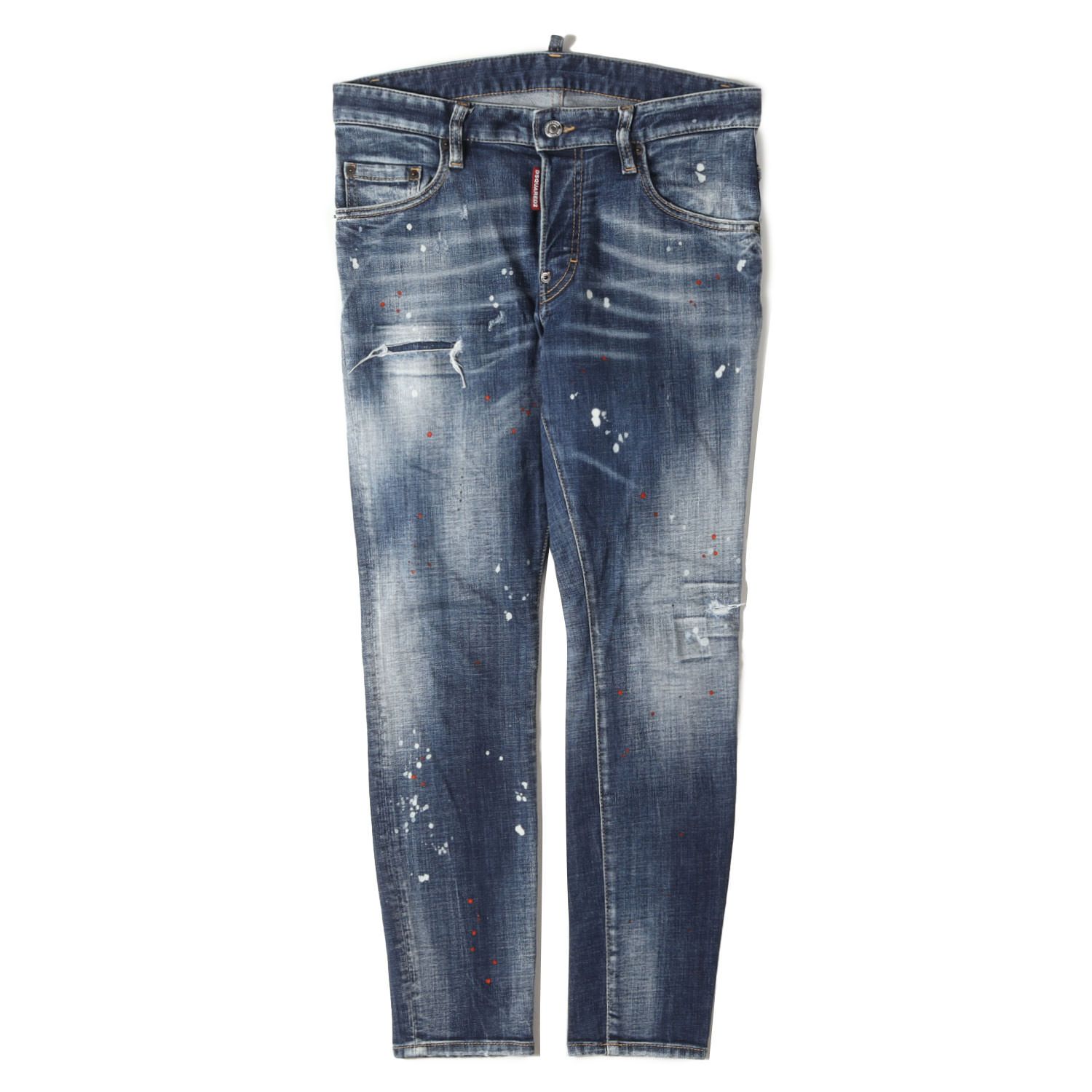 DSQUARED2 パンツ インディゴ サイズ:44 | 25SS ダメージリペア DSQUARED2 パンツ インディゴ サイズ:44 | 25SS ダメージリペア