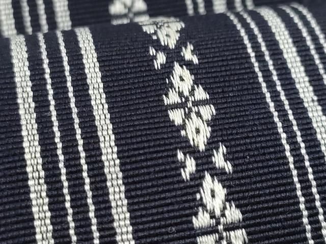 平和屋着物●男性　本場筑前博多織　角帯　森博多織（株）謹製　献上柄　証紙付き　正絹　逸品　未使用　CABI4903ak 平和屋着物男性 本場筑前博多織 角帯 献上 男帯 井上絹織謹製 証紙