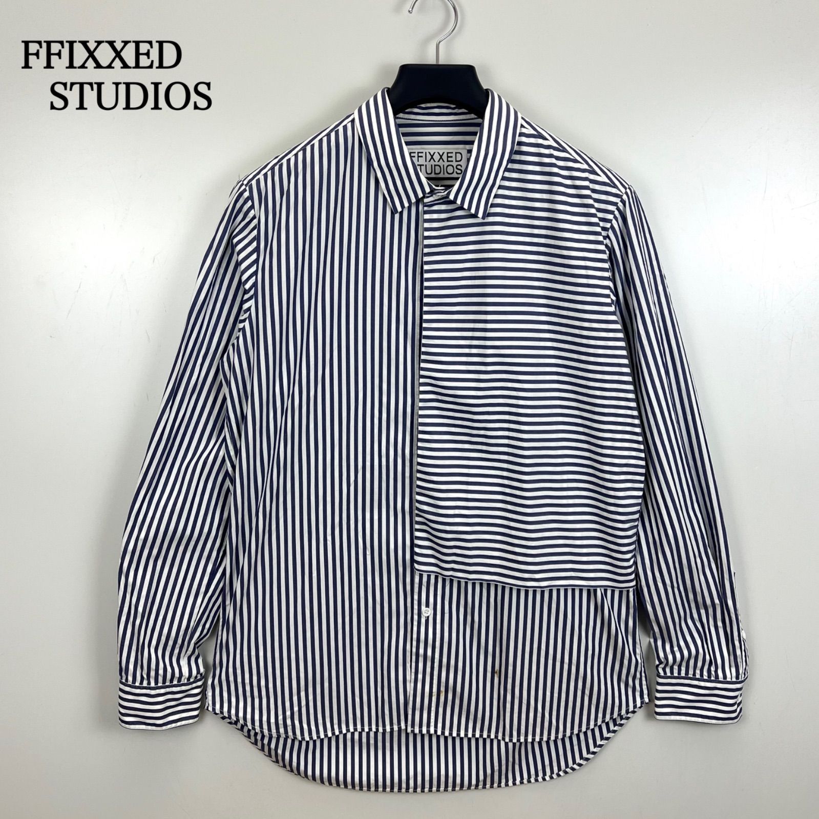 FFIXXED STUDIOS 18ss archive stripes design L/S shirts M 