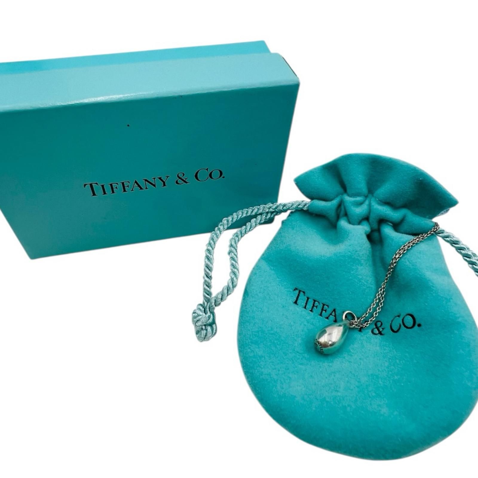 TIFFANY & Co ティファニー ティアドロップ ネックレス シルバー925 