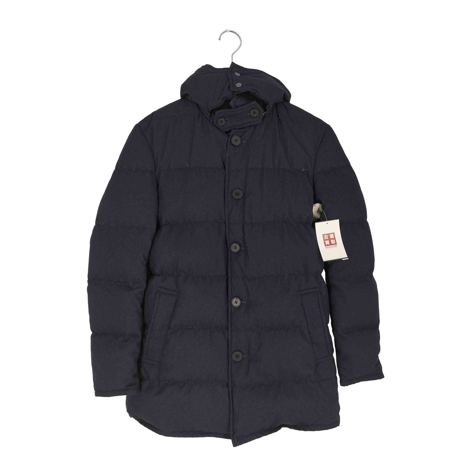 ランバンオンブルー LANVIN en Bleu フード付き ダウンコート 