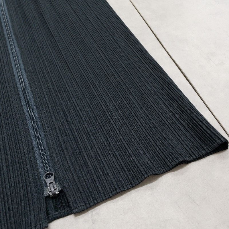 PLEATS PLEASE プリーツプリーズ ロングスカート フロントジップ