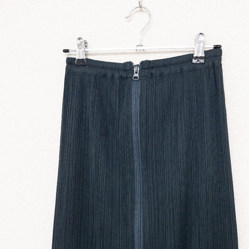 PLEATS PLEASE プリーツプリーズ ロングスカート フロントジップ