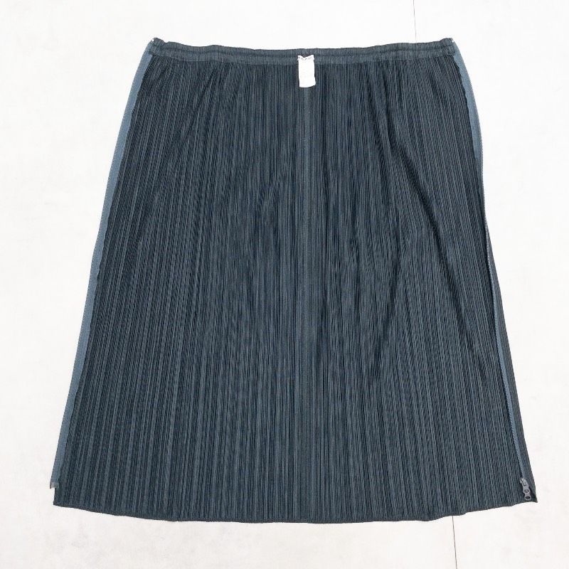 PLEATS PLEASE プリーツプリーズ ロングスカート フロントジップ