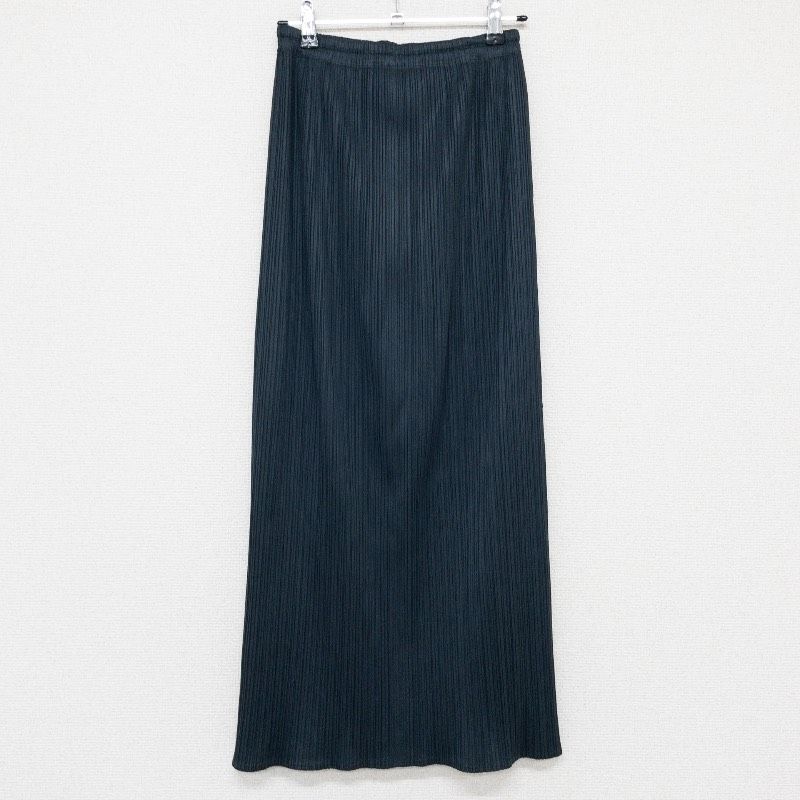 PLEATS PLEASE プリーツプリーズ ロングスカート フロントジップ