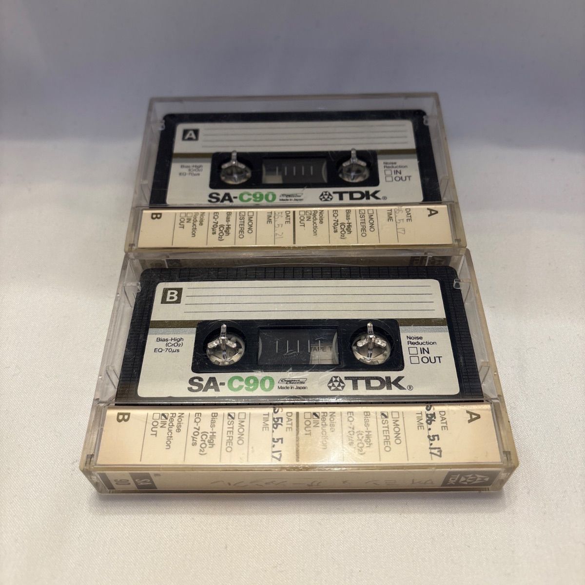 カセットテープ【中古】31本セット 中古品】TDK SA-C90 ハイポジ カセットテープ 90分 2本セット C-93
