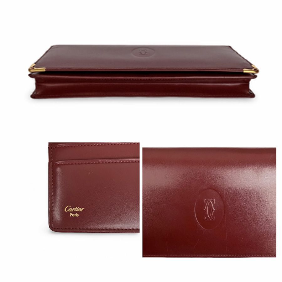 Cartier カルティエ マストライン マスト ドゥ カルティエ 2つ折り 