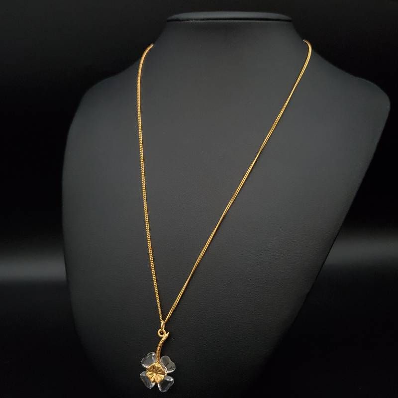 美品 SWAROVSKI スワロフスキー ネックレス ペンダント アクセサリー 
