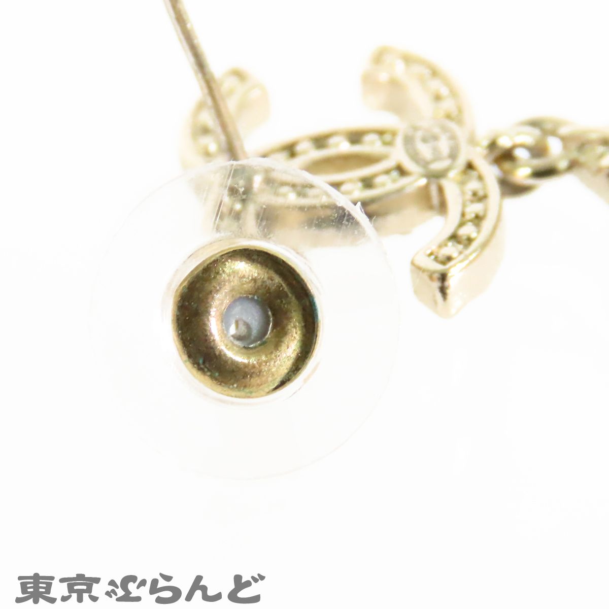 シャネル CHANEL ココマーク スター ドロップ ピアス ゴールド メタル
