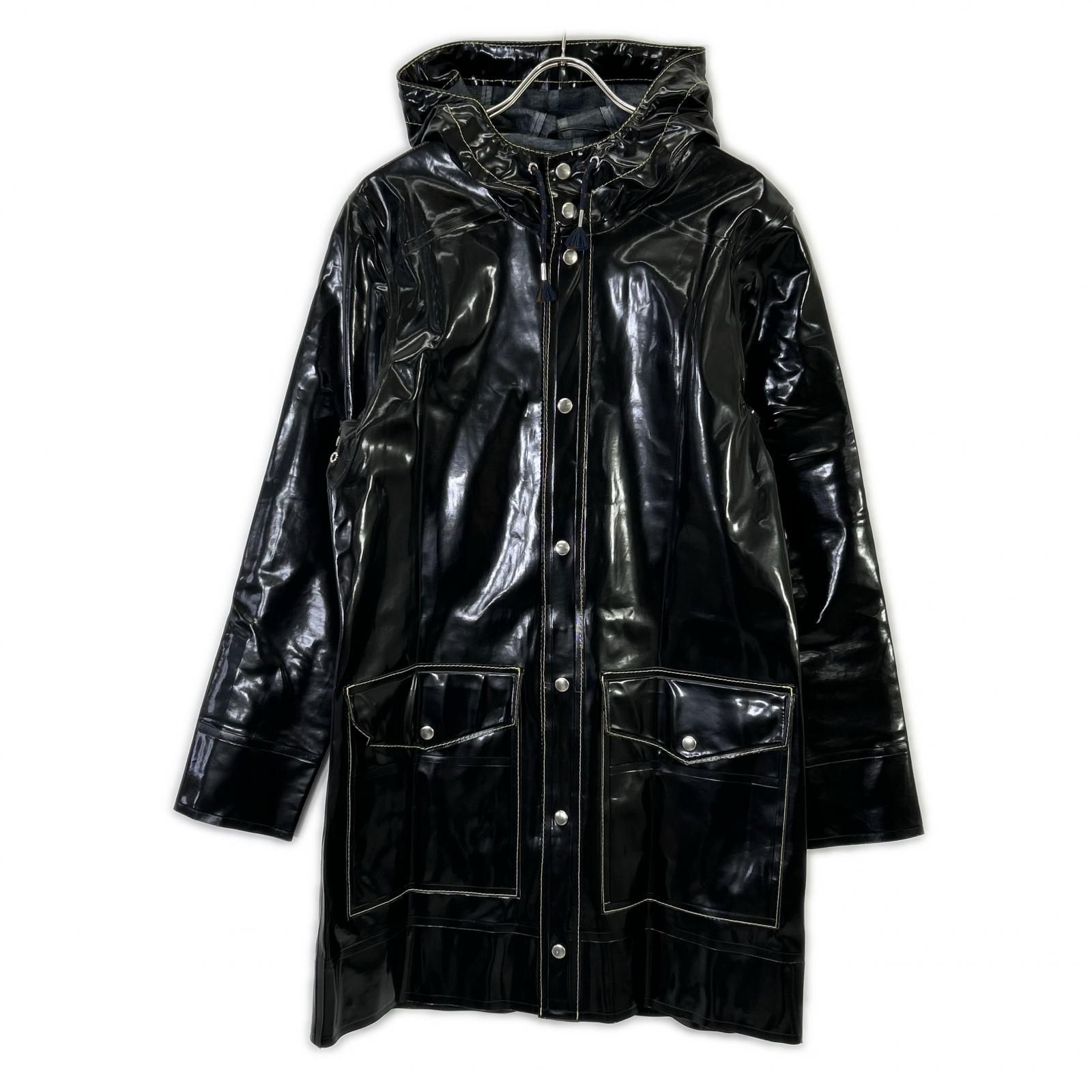 【STUTTERHEIM】 レインコート 最新作，豊富な STUTTERHEIM ストゥッテルハイム ×MARNI ﾌﾞﾗｯｸ ﾊﾟﾃﾝﾄ