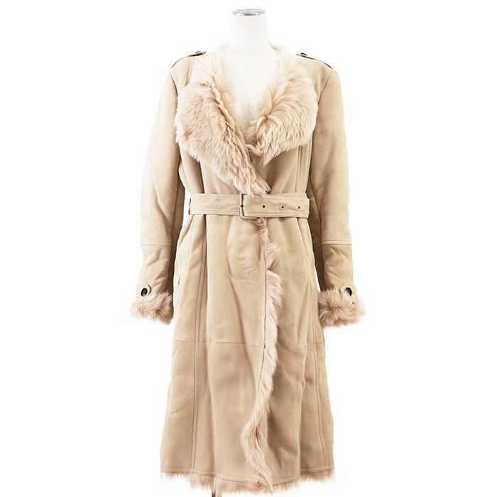 BURRBERY ムートンコート BURBERRY - バーバリー BURBERRY 80774331