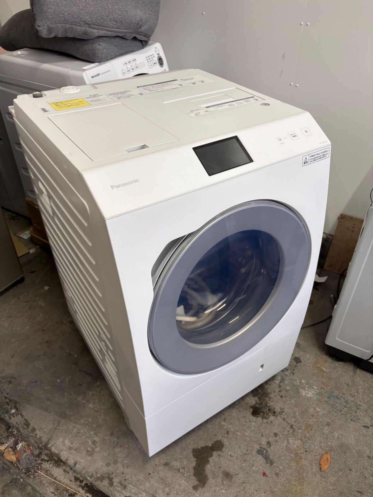 美品】Panasonic パナソニック ななめドラム洗濯乾燥機 NA-LX129AR-W 