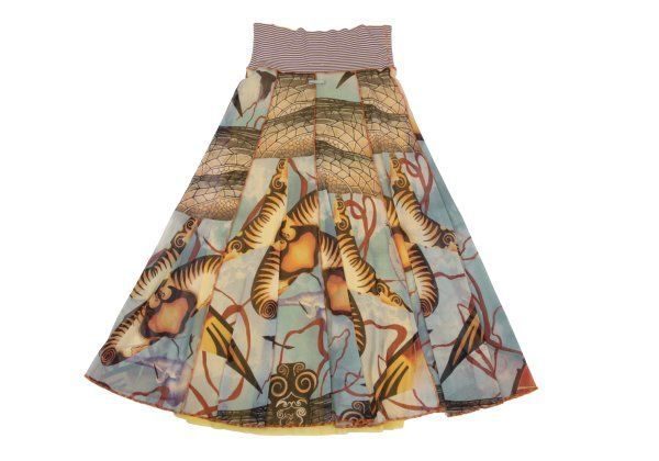 Jean Paul Gaultier ゴルチエ　装飾スカート フリンジ Jean Paul Gaultier ゴルチエ 装飾スカート フリンジ Jean Paul