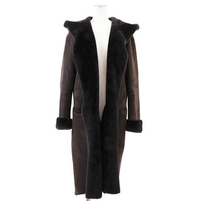 SALE】DONNAKARAN ダナキャラン ムートンコート サイズ S SALE】DONNAKARAN ダナキャラン ムートンコート サイズ S