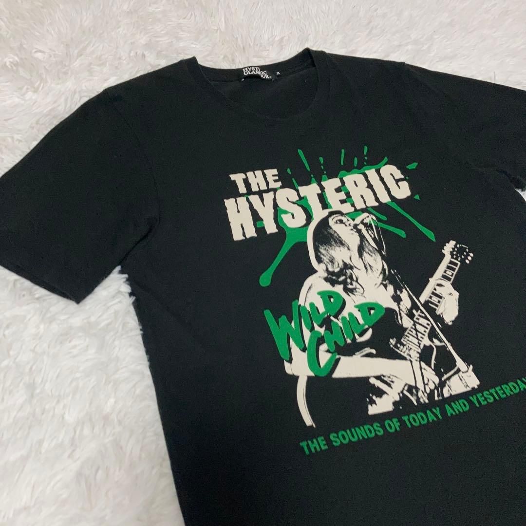 美品】HYSTERIC GLAMOUR Tシャツ ギターガール ロゴ 黒 M - メルカリ